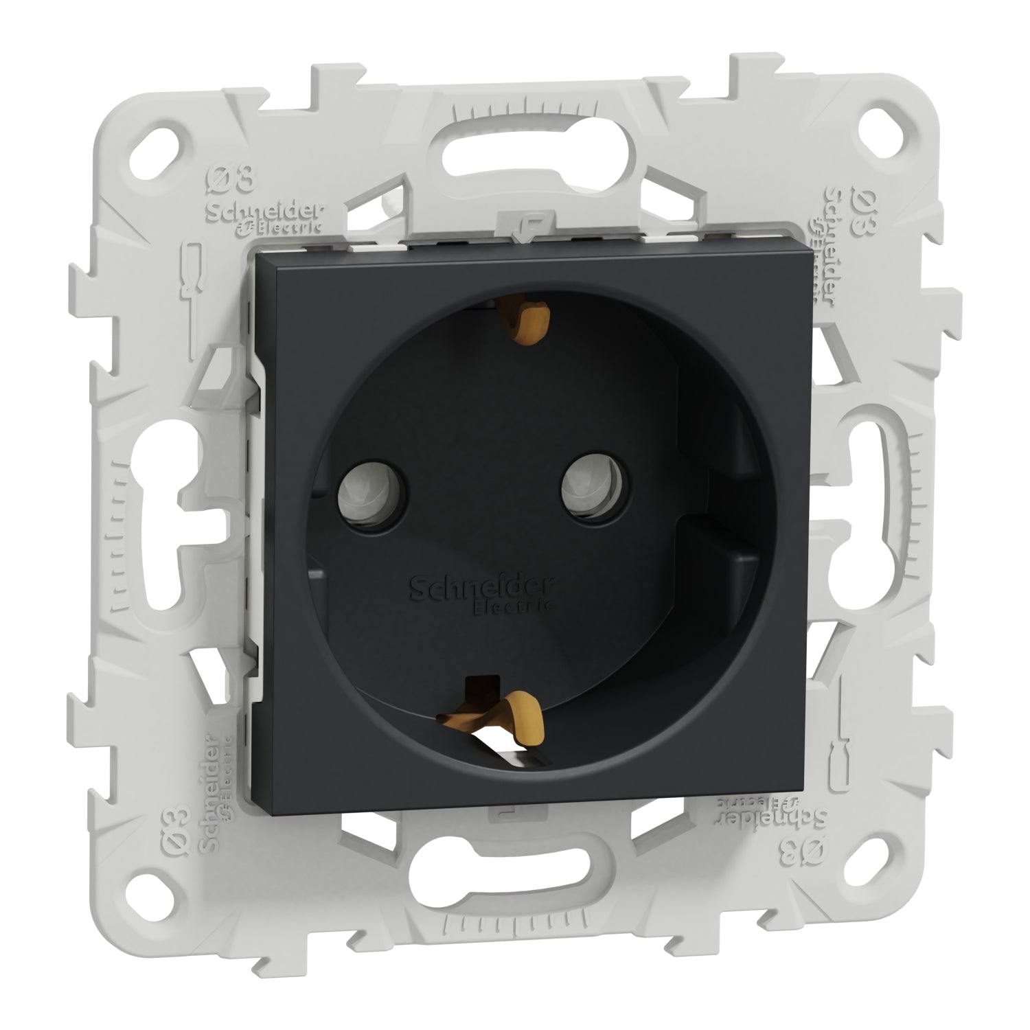 Socket Outlet Frame New Unica socket outlet with fixing frames, With shutters screwless 2m ...